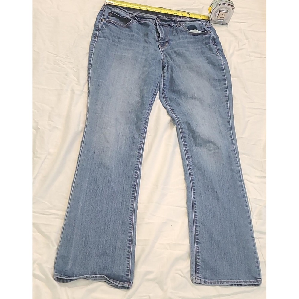Old Navy Curvy Profile Bootcut Womens Jeans 6R Mid Rise Blue Stretch Denim